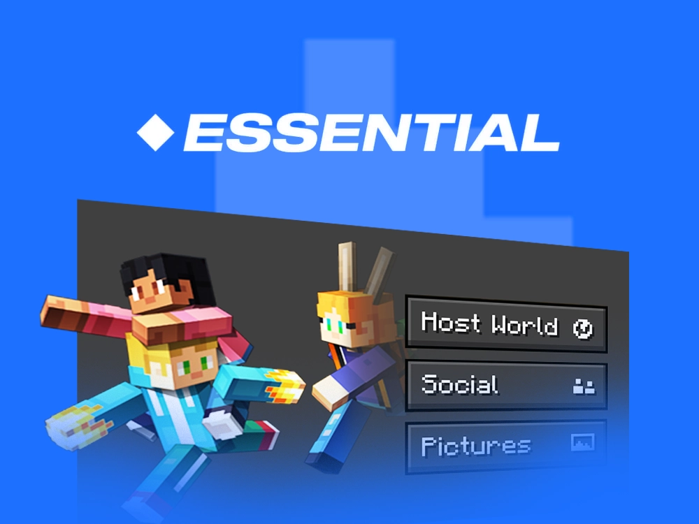 Banner for article on how to download and install the essential mod for Minecraft in 2025