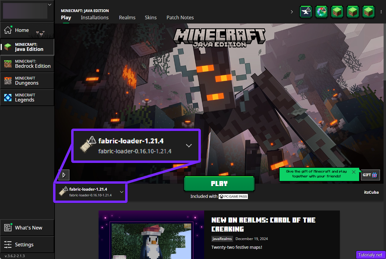 How to Download and Install Minecraft Fabric Mod Loader (2025) - Tutorialy