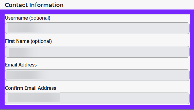 roblox support contact information form to request location change username email fields
