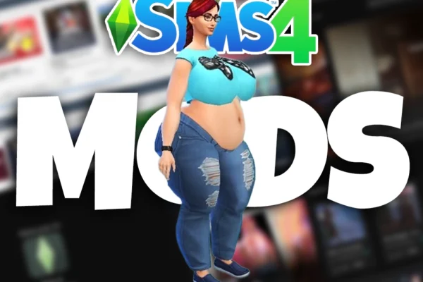 Where to Safely Download Sims 4 Mods and CC banner for article showing sims 4 mods plus size sim custom content cc download